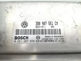 Volkswagen PASSAT B5.5 Centralina/modulo del motore 3B0907551CM