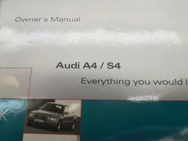 Audi A4 S4 B5 8D Libro con el historial de mantenimiento del propietario 