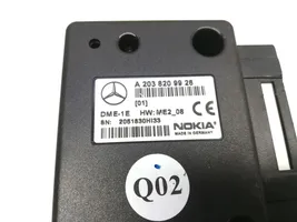 Mercedes-Benz CLK AMG A208 C208 Sterownik / Moduł sterujący telefonem A2038209926