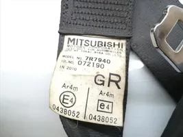 Mitsubishi Lancer X Ceinture de sécurité arrière 7R7940