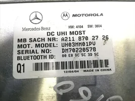 Mercedes-Benz C W203 Module unité de contrôle Bluetooth A2118702726