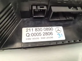 Mercedes-Benz E AMG W212 Unité de contrôle climatique 2118300890