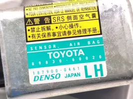 Toyota Land Cruiser (J120) Capteur de collision / impact de déploiement d'airbag 89830-60020