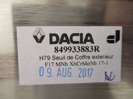 Dacia Duster Apdailinė galinio bamperio juosta 849933883R