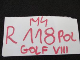 Volkswagen Golf VIII Grilles/couvercle de haut-parleur arrière 5H6867769A