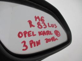 Opel Karl Elektryczne lusterko boczne drzwi przednich 