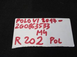 Volkswagen Polo VI AW Półka tylna bagażnika 2G6867769