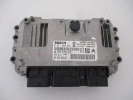 Peugeot 1007 Komputer / Sterownik ECU silnika 9663338380