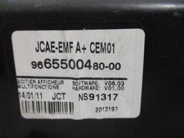 Citroen DS4 Monitor / wyświetlacz / ekran 9665500480