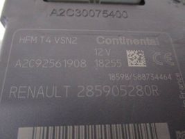 Renault Clio IV Komputer / Sterownik ECU i komplet kluczy 0281035806