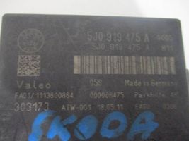 Skoda Superb B6 (3T) Steuergerät Einparkhilfe Parktronic PDC 5J0919475A