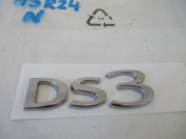 Citroen DS3 Logo, emblème de fabricant 9814125680