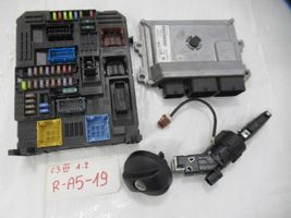 Citroen C3 Engine ECU kit and lock set 9817335080