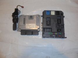 Peugeot 207 CC Engine ECU kit and lock set 9666382080