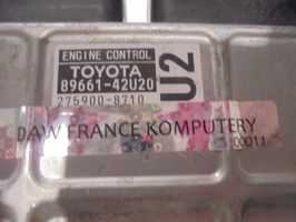 Toyota RAV 4 (XA40) Sterownik / Moduł ECU 8966142U20