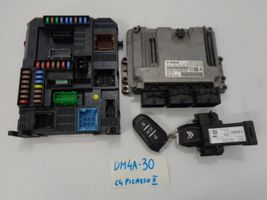 Citroen C4 II Picasso Komputer / Sterownik ECU i komplet kluczy 9808016480