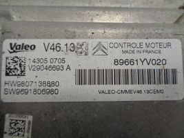 Citroen C1 Kit centralina motore ECU e serratura 9807138880