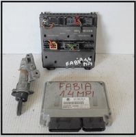 Skoda Fabia Mk1 (6Y) Komputer / Sterownik ECU i komplet kluczy 047906033A