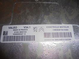 Citroen C3 Juego de cerradura y set ECU del motor 9675916480