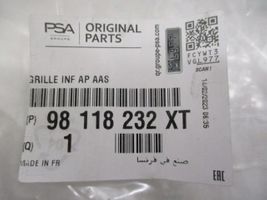 Opel Zafira Life Grille inférieure de pare-chocs avant 9811718877