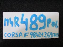 Opel Corsa F Półka tylna bagażnika 98421263ZD