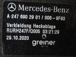 Mercedes-Benz GLA H247 Grilles/couvercle de haut-parleur arrière A2476902901