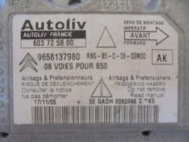 Citroen C4 Grand Picasso Module de contrôle airbag 9658137980