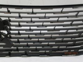 Peugeot 307 Grille calandre supérieure de pare-chocs avant 