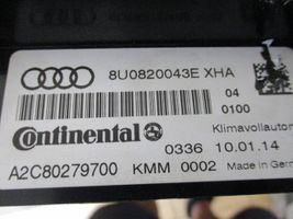 Audi Q3 8U Ilmastoinnin ohjainlaite 8U0820043E