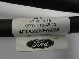 Ford Fiesta Perilla/embellecedor de cuero de la palanca de cambios H1BR-7C453-AKF