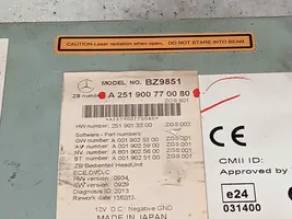 Mercedes-Benz R W251 Radio/CD/DVD/GPS-pääyksikkö A251900770080