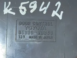 Toyota Celica T200 Durų elektronikos valdymo blokas 8598020360