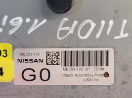 Nissan Tiida C11 Блок управления двигателя MEC93130