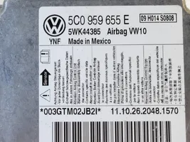 Volkswagen Jetta VI Oro pagalvių valdymo blokas 5C0959655E