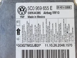 Volkswagen Jetta VI Sterownik / Moduł Airbag 5C0959655E