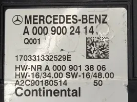 Mercedes-Benz GLC X253 C253 Polttoaineen ruiskutuspumpun ohjainlaite/moduuli A0009002414