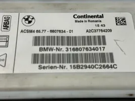 BMW X5 F15 Centralina/modulo airbag 6807634