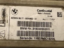 BMW 3 F30 F35 F31 Module de contrôle airbag 9330952