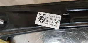 Volkswagen Golf SportWagen Etuoven manuaalinen ikkunan nostin 5G3837461H