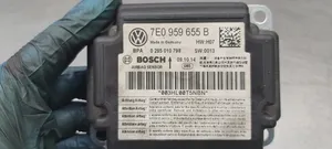 Volkswagen Caddy Oro pagalvių valdymo blokas 7E0959655B
