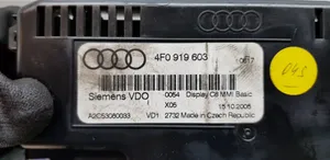 Audi A6 S6 C6 4F Schermo del visore a sovrimpressione 4F0919603