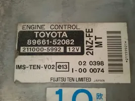 Toyota Yaris Calculateur moteur ECU 8966152082