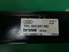 Audi Q3 8U Etuoven sähkökäyttöinen ikkunan nostin 8U0837462