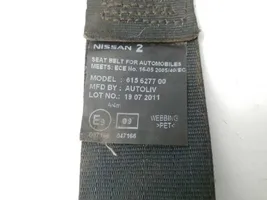 Nissan e-NV200 Pas bezpieczeństwa fotela tylnego 615627700