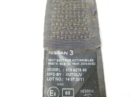 Nissan e-NV200 Pas bezpieczeństwa fotela tylnego 615627800