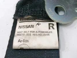 Nissan Juke I F15 Pas bezpieczeństwa fotela tylnego 620240700A