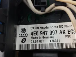 Audi A8 S8 D3 4E Rivestimento della console di illuminazione installata sul rivestimento del tetto 4E0947097AK