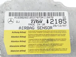 Mercedes-Benz A W169 Centralina/modulo airbag A1698202185