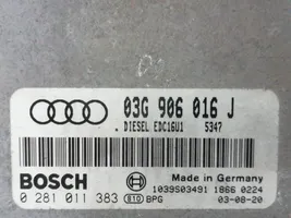 Audi A3 S3 8L Moottorin ohjainlaite/moduuli 03G906016J