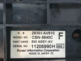Nissan Primera Interrupteur / bouton multifonctionnel 28395AV610